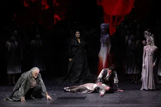 Zanellato, Pirozzi, Sicilia y Alagna en Turandot de Puccini. Dirección musical: Nicola Luisotti. Puesta en escena: Davide Livermore. Milán, Teatro alla Scala, abril de 2026. © 2026 by Brescia y Amisano / Teatro alla Scala.