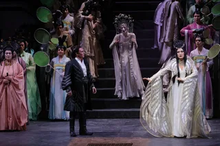 Alagna y Pirozzi en Turandot de Puccini. Dirección musical: Nicola Luisotti. Puesta en escena: Davide Livermore. Milán, Teatro alla Scala, abril de 2026. © 2026 by Brescia y Amisano / Teatro alla Scala.