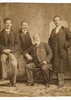 Gaos con Saint-Saëns y Alphonse Thibaud