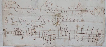 Manuscrito barroco do Fundo Casto Sampedro