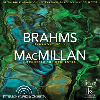 Carátula del disco dedicado a Brahms y MacMillan