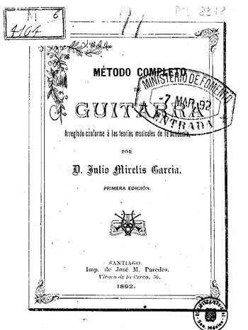 Método completo de guitarra de Julio Mirelis