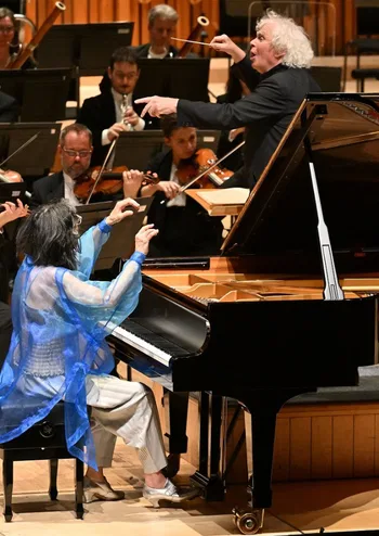 Rattle y Uchida en el Barbican