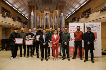 Ganadores del concurso de Juventudes Musicales en guitarra y arco