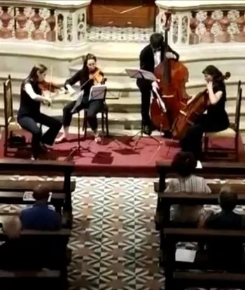 Il Quartetto del Lago toca B. Chiodi