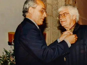 Gerardo Estévez y Helmuth Rilling, 30 de junio de 1998