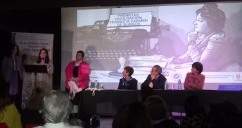 Virginia Sánchez recibe el accésit del Premio de Divulgación Feminista Carmen de Burgos 2023 