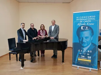 Miembros del  comité técnico del IX Concurso de Canto Alfredo Kraus 