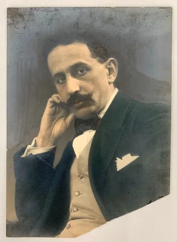 Retrato de German Lago Duran. Fonte: Arquivo da Galiza.