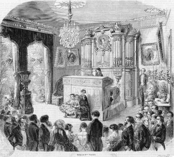Salon de Pauline Viardot-García hacia 1853