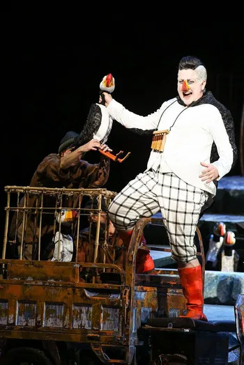 Jakob Semotan como Papageno