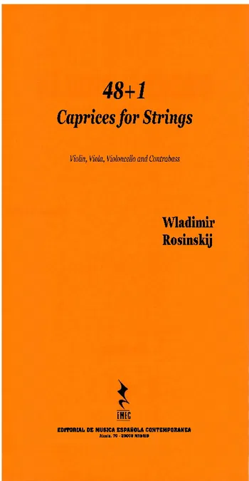 Wladimir Rosinskij. 48 + 1 Caprices for Strings