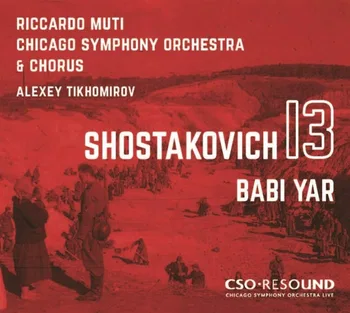 Portada de 'Sinfonía número 13' de Shostakovich
