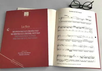 Edición de las partituras de Luis Misón