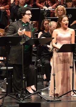 Rolando Villazón y Regula Mühlemann 