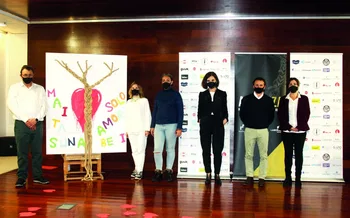 Firma de la alianza de Musikene, Why Not y Laboral Kutxa 