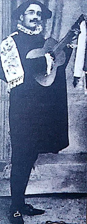 Foto de Castelão nos tempos da Tuna Compostelana