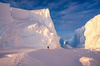 Bahía Atka, cerca de la Estación Neumayer III en la Antártida