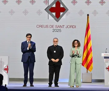 Entrega de la distinción a Josep Pons