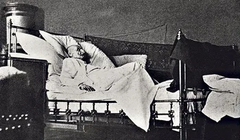 Fritz Ehrbar, foto de Bruckner en su lecho de muerte