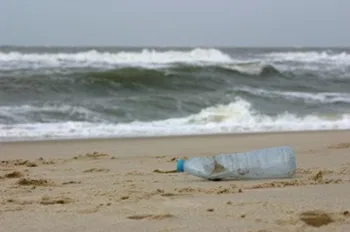 Residuos plásticos tras una tormenta en la isla de Sylt