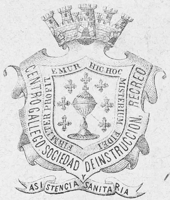 Escudo do Centro Galego da Havana, 1879