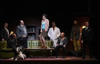 Escena de 'El Ángel de Fuego' del Teatro Real de Madrid