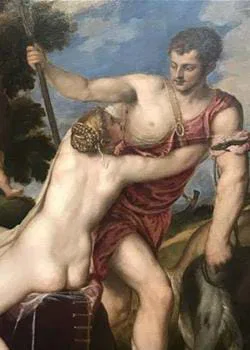 'Venus y Adonis' de Tiziano