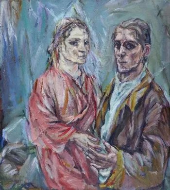 Doppelbildnis Oskar Kokoschka und Alma Mahler, 1912