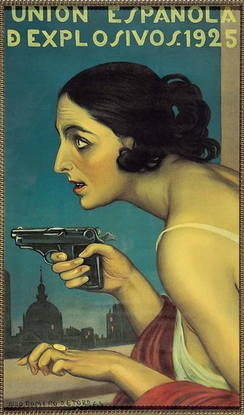 Julio Romero de Torres, «Mujer con pistola», 1925