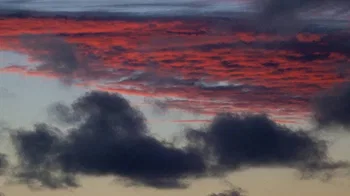 Nubes en la Antártida