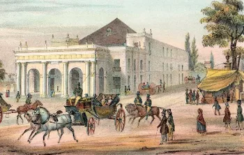 Federico Mialhe, Teatro de Tacón (ca 1840)