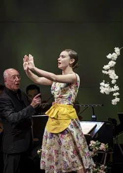 Mariasole Mainini y William Christie.