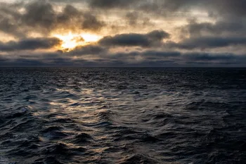 Olas en el Océano Austral