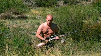 Vladimir Putin en una cacería (2007)