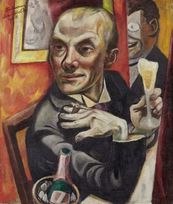 Beckmann, Autorretrato con copa