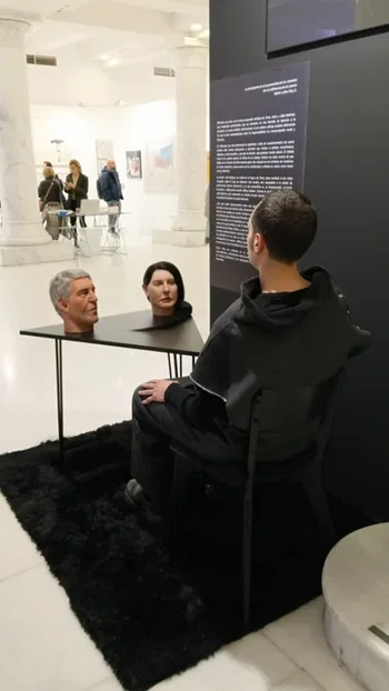 Jeffrey Epstein y Marina Abramovich