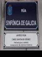 A Coruña dedica unha rúa á Sinfónica de Galicia                                                            