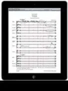 Music scores on the iPad                                                                                   