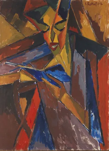 Lesende de Karl Schmidt-Rottluff