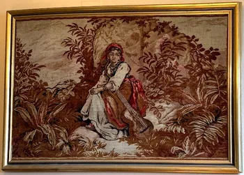 Tapiz no paço de Monte Sacro, em Cambados, 20 de junho de 2021