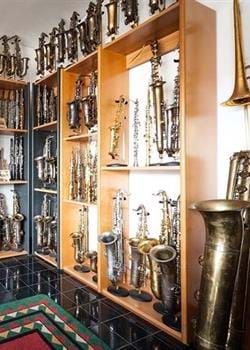 Colección de saxofones de Berni