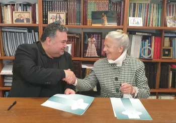 Aquiles Machado y Natalia Lamas