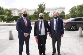  Ignacio García-Belenguer, Miguel Iceta y Gregorio Marañón