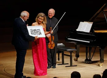 Anne-Sophie Mutter recibe el premio del Ruhr Piano Festival 2023