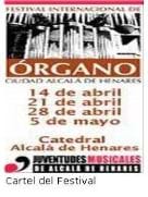 Actividades  del I Festival de Órgano Ciudad de Alcalá (ES)                                                