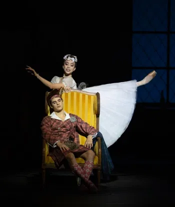 Casalinho y Fernandes en La Sylphide