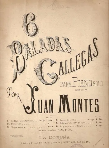 Juan Montes, «6 Baladas gallegas»