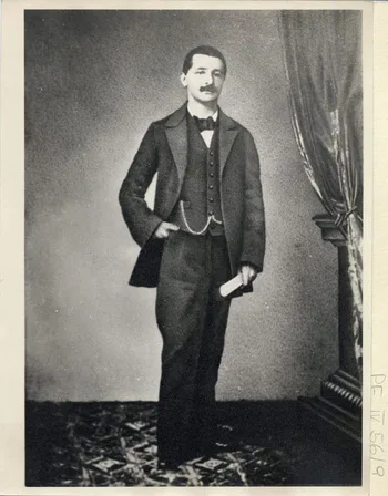 Retrato juvenil de Anton Bruckner