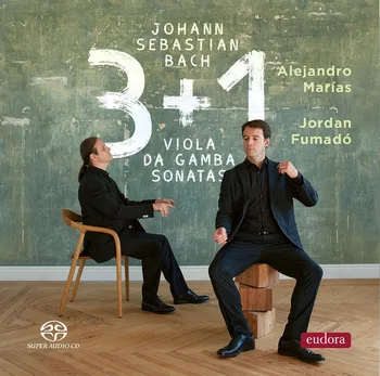 Portada de  'Johann Sebastian Bach:  3+1 viola da gamba sonatas'